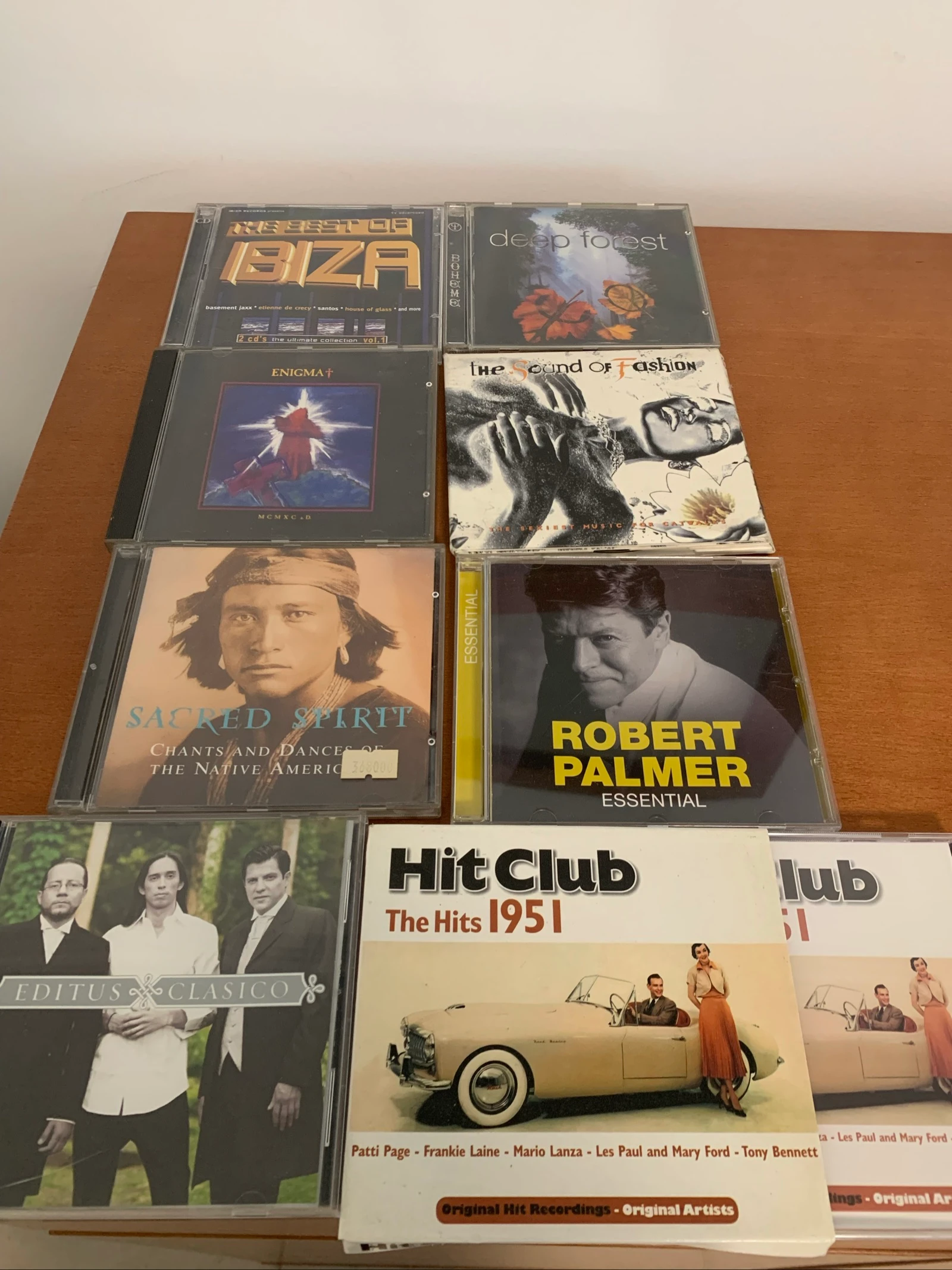 Conjunto de vários cd